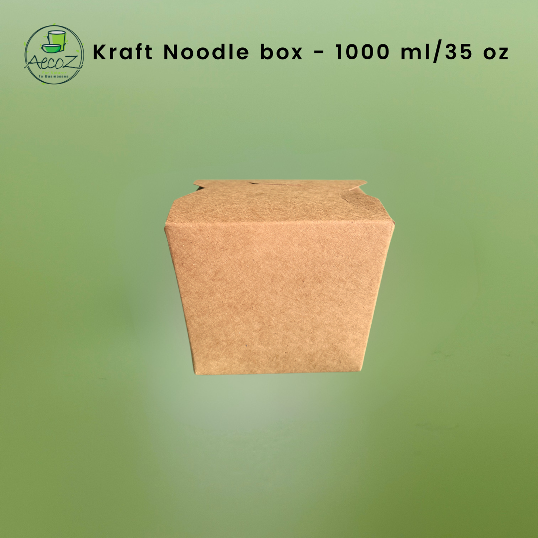 35 oz (1000 ml) Kraft Noodle Box - Box 35 oz (1000 ml) Kraft Noodle Box - Box