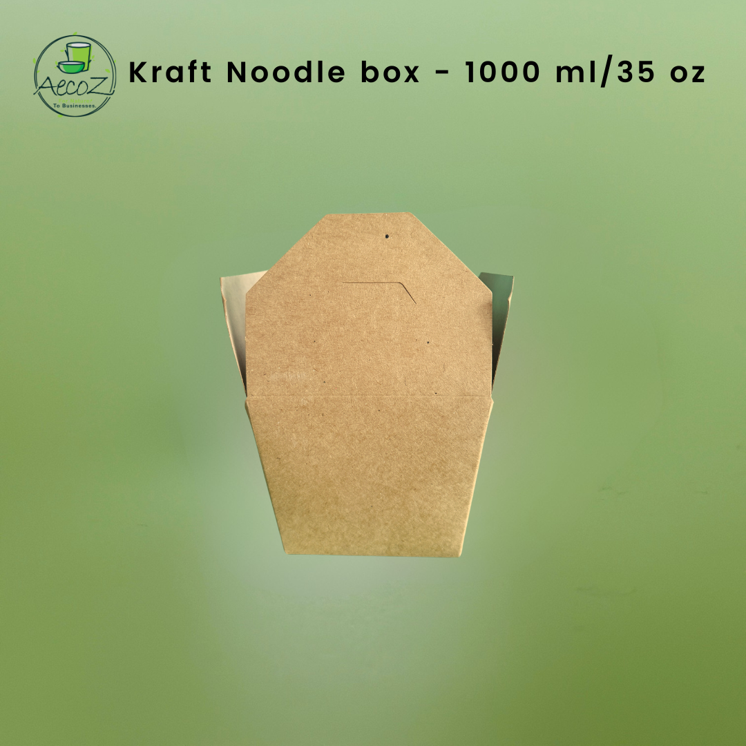 35 oz (1000 ml) Kraft Noodle Box - Box 35 oz (1000 ml) Kraft Noodle Box - Box