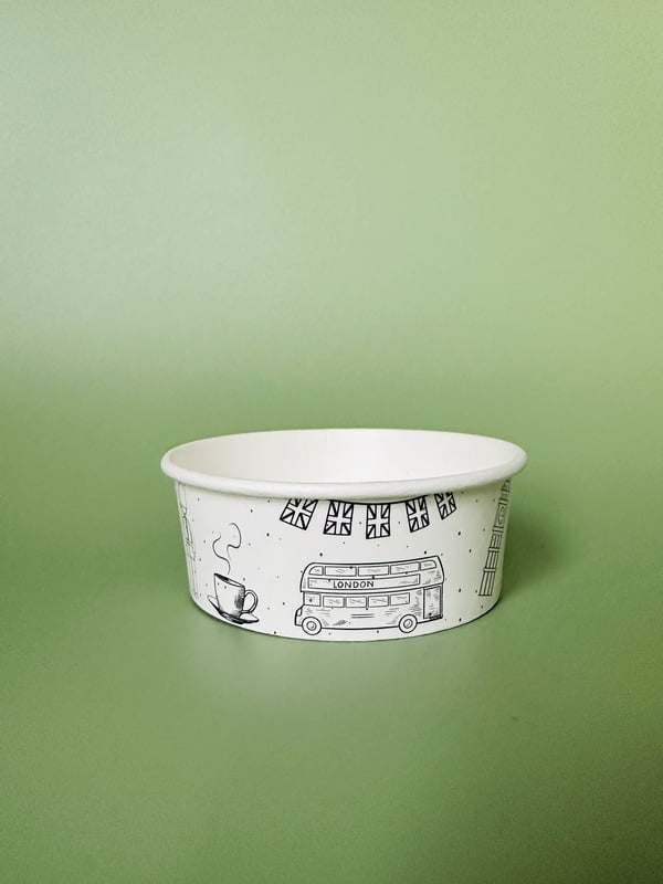 8 oz (250 ml) Paper Container - Printed Box